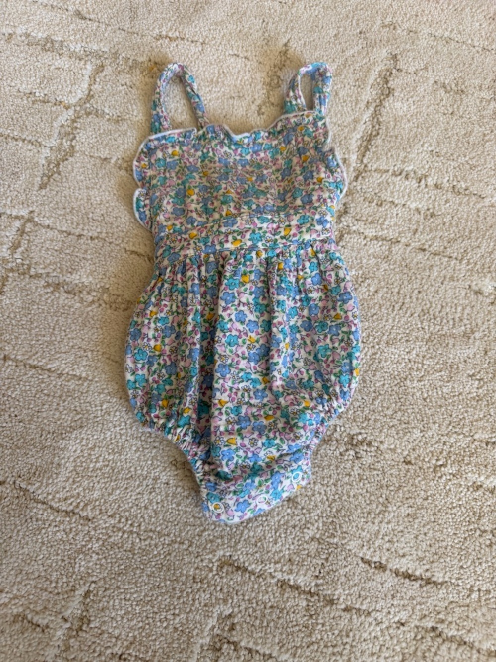 Floral Baby Romper in Multicolor